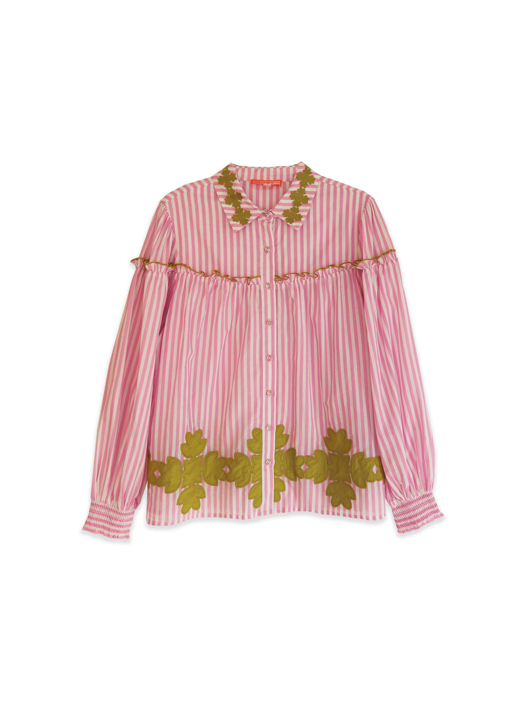 Frankie Blouse - Pink Stripe | Brooks Avenue