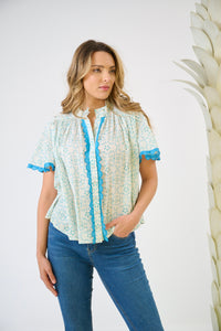 Parham Blouse - Periwinkle