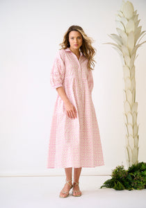 Penne Dress - Porto Pink