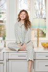 Scalloped Pajama Set Long - Posey Lavender