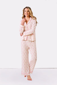 Classic Pajama Long Set - Pink Bunny