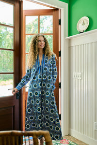Kaftan - Wildflower Navy