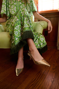Georgia Dress - Fleur de Lune Green