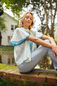 Parham Blouse - Periwinkle