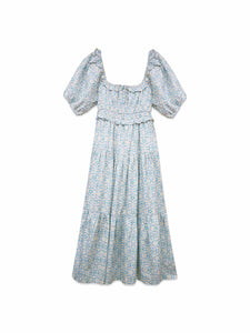 Brooks Avenue Women's Amelia Puff Sleeve Dress Midi - Periwinkle Brooks Avenue Women's Amelia Puff Sleeve Dress Midi - Periwinkle