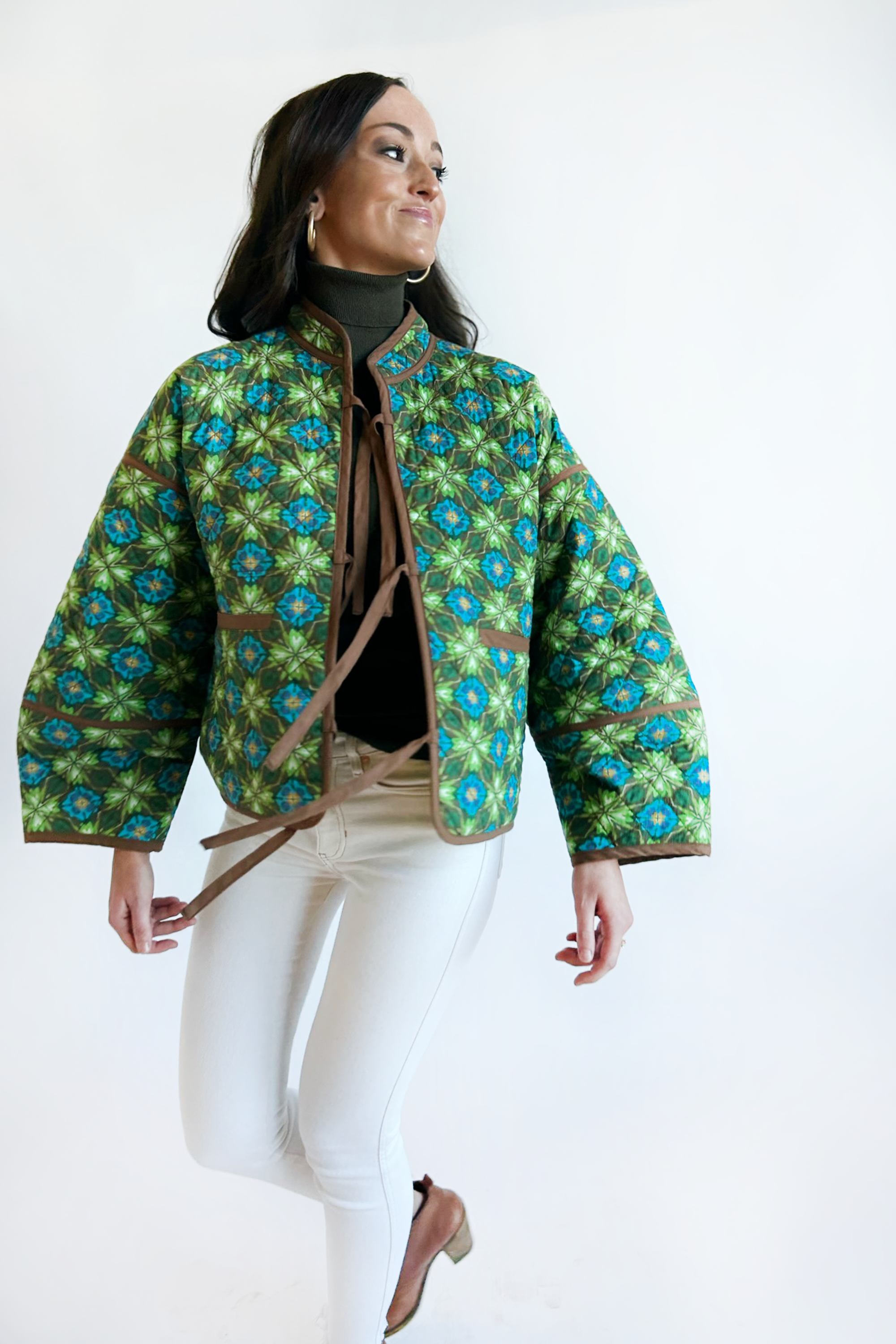 The Eloise Reversible Quilted Jacket - Crown Jewel