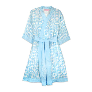 Bathrobe - Blue Chintz