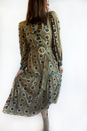 The Laura Long Sleeve Dress - Dandelion Hunter Green