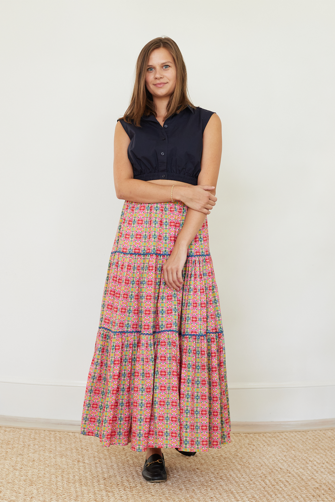 Three tiered maxi skirt Clearance