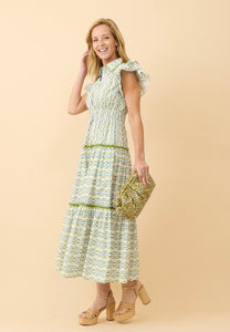 Flutter Sleeve Dress - Tea Time