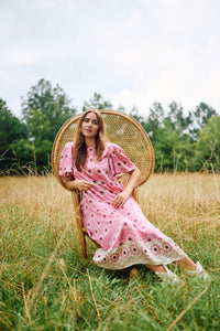 Georgia Dress - Wildflower Pink