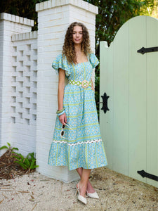 margaret midi dress Margaret Midi Dress - Fleur de Lune Blue