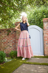 Triple Tiered Maxi Skirt - Moroccan Pink