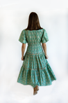 Banyan Street Puff Sleeve Dress - Starry Night Blue