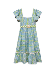 margaret midi dress Margaret Midi Dress - Fleur de Lune Blue