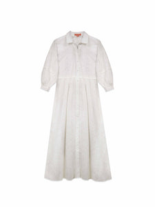 white eyelet shirt dress Women's Penne Cover Up Dress - White Eyelet